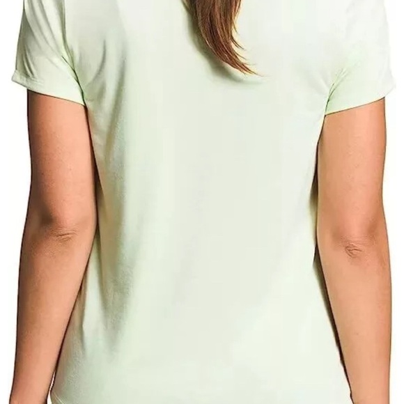 The North Face Elevation Life Short Sleeve Women's Shirt Lime Cream size Large - Picture 3 of 6